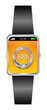 Smartwatch with BMI - Body Mass Index Button - 3D illustration