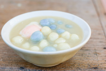 Canvas Print - Dumplings in coconut cream