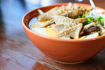 Wall Mural - Traditional asian food chinese noodles