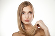 © julenochek - Beautiful woman holding hair