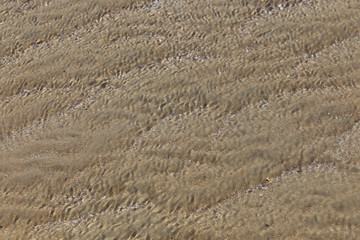 sand and clear sea water