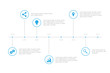 Simple Infographic Timeline - Sky Blue