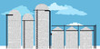 Data silo filled with computer code, EPS 8 vector illustration