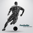 silhouette of a football player