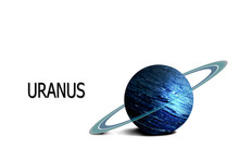 Uranus Planet. Including Elements Furnished By NASA.