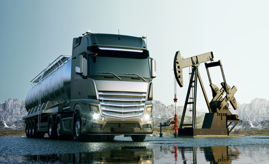 Wall Mural - Oil Transport Worldwide