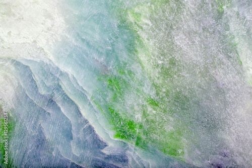 Fototapeta green and blue charoite stone texture