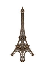 Wall Mural - Eiffel tower isolated.