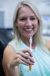 © WavebreakMediaMicro - Woman holding tooth brush