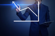 © tonefotografia - Closeup image of businessman drawing graph,business strategy as