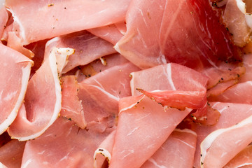 Prosciutto di Parma or Parma Ham. Window Light. Soft Focus