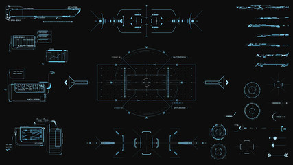 Wall Mural - hud technology innovation