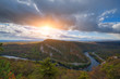 Mount Tammany Sunset and Delaware Water Gap 