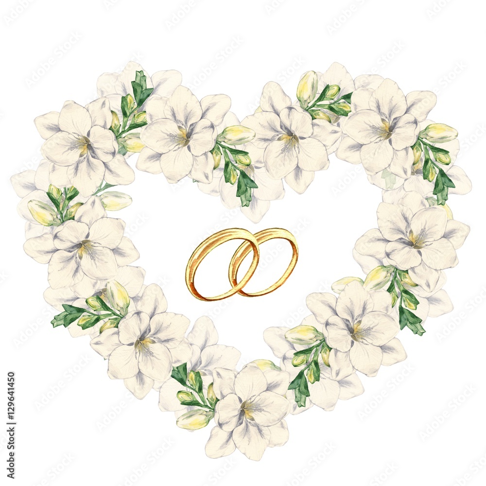 Coloriage fleurs et coeurs, image size:1000x1000