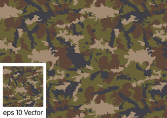 Wall Mural - camouflage pattern vector