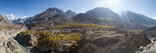 Dramatic Himalayan Mountains In The Skardu Valley, Gilgit-Baltistan, Pakistan