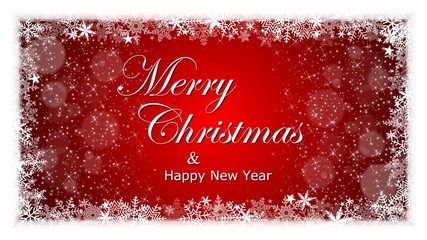 Wall Mural - Merry Christmas & Happy New year .