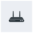 Modem icon, router icon