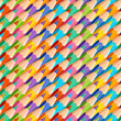 Seamless pattern of colored pencils