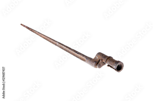 Fotografía edged weapons antiques a bayonet knife Soviet Army World War II
