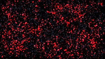 Computer red code. Background of green numbers
