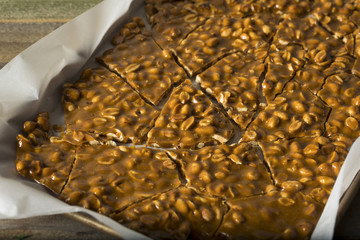 Canvas Print - Homemade Holiday Peanut Brittle