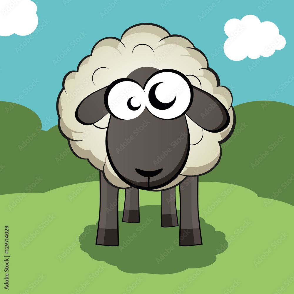 Gamesageddon Stock Lustiges Comic Schaf