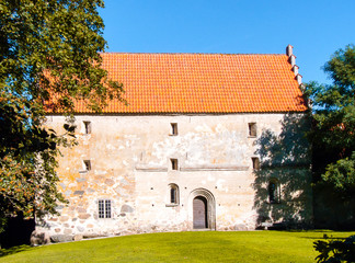 Medieval church in Sweden with two floors