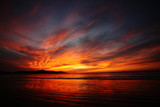 Fototapeta Zachód słońca - Dramatic sunset