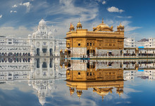 The Golden Temple, Located In Amritsar, Punjab, India.
