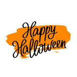 Fototapeta Młodzieżowe - Happy Halloween. Trend calligraphy.