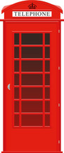 One Symbol Of The UK Red Street Telephone Booth