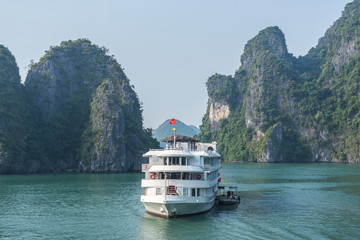 Cruise boat on Halong bay, Vietnam