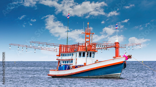 Fotomural Fishing industry in Thailand