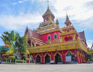 WAT PHRATHAT RUENG RONG TEMPLE in SISAKET,THAILAND 2016