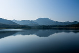 Fototapeta Natura - Reserved water at Hui Lan irrigation dam