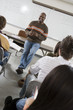 © MDBPIXS - Male lecturer in front of students in class
