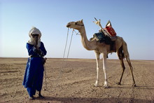 Tuareg Tribesman And Camel, Niger