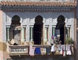 © robertharding - Laundry hanging from the balcony of an ornate Moorish style building in central Havana, Cuba