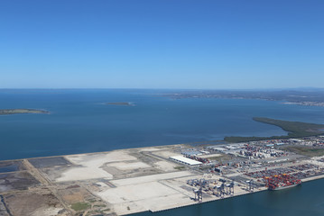 Port of Brisbane Aerial view