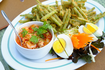 Wall Mural - Thai foods on the table