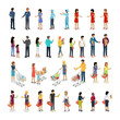 © robu_s - Set of Customers and Sellers Characters Vector