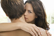 © MDBPIXS - Portrait of romantic young woman kissing on man's neck