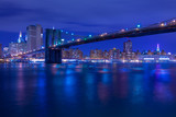 Fototapeta  - Night Brooklyn Bridge