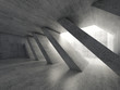 © evannovostro - Abstract concrete architecture background 3d