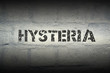 hysteria WORD GR