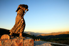Bronze Statue Of A Pilgrim