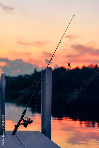 dock fishing pole