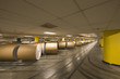 © moodboard - View of huge rolls of paper in spacious newspaper factory