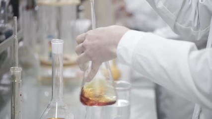 Wall Mural - chemical laboratory for conducting experiments with a set of tools